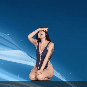 Want to see her dancing naked on your desktop?